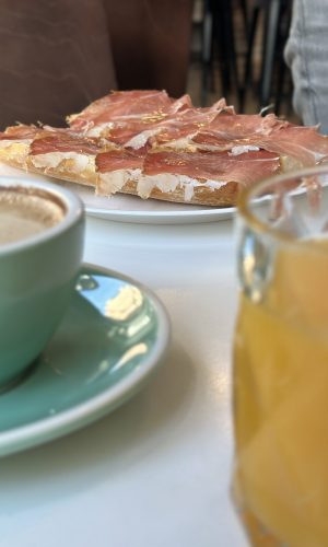 Tostada jamón Tostada jamón